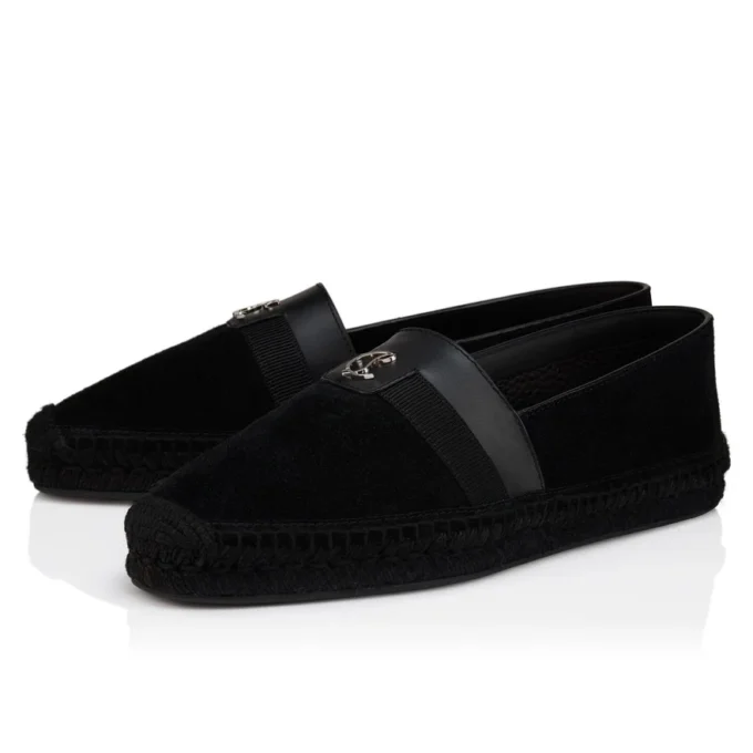 Alfarica – Espadril – Ters Nubuk Deri – Siyah – Erkek