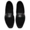 Alfarica – Espadril – Ters Nubuk Deri – Siyah – Erkek