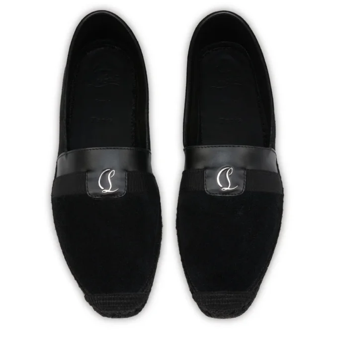 Alfarica – Espadril – Ters Nubuk Deri – Siyah – Erkek