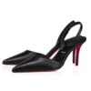 Apostropha Sling – 80 mm Slingback Topuklu Ayakkabı – Nappa Deri – Siyah – Kadın Apostropha Sling – 80 mm Slingback Topuklu Ayakkabı – Nappa Deri – Siyah – Kadın