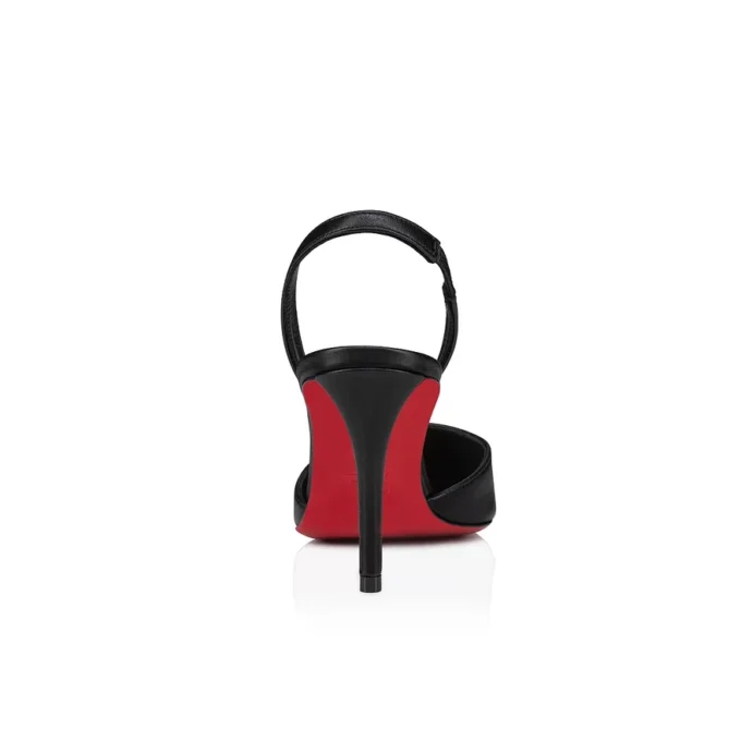Apostropha Sling – 80 mm Slingback Topuklu Ayakkabı – Nappa Deri – Siyah – Kadın Apostropha Sling – 80 mm Slingback Topuklu Ayakkabı – Nappa Deri – Siyah – Kadın