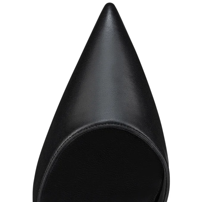 Apostropha Sling – 80 mm Slingback Topuklu Ayakkabı – Nappa Deri – Siyah – Kadın Apostropha Sling – 80 mm Slingback Topuklu Ayakkabı – Nappa Deri – Siyah – Kadın