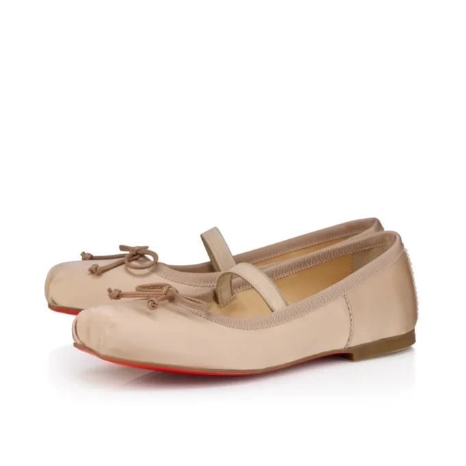 Baballet – Babetler – Krep Saten ve Kuzu Nappa Deri – Blush – Çocuk