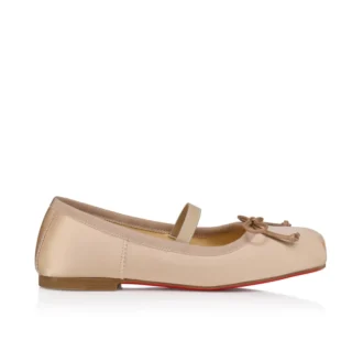 Baballet – Babetler – Krep Saten ve Kuzu Nappa Deri – Blush – Çocuk
