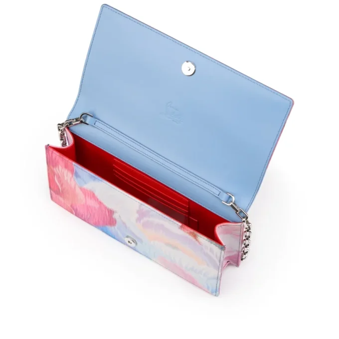 Bettina – Clutch – Şakayık Desenli Çin Kumaşı – Çok Renkli