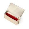 Bettina – Clutch – Elmas Şeklinde Lamine Kuzu Nappa Deri – Açık Platin Bettina – Clutch – Elmas Şeklinde Lamine Kuzu Nappa Deri – Açık Platin
