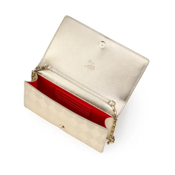 Bettina – Clutch – Elmas Şeklinde Lamine Kuzu Nappa Deri – Açık Platin Bettina – Clutch – Elmas Şeklinde Lamine Kuzu Nappa Deri – Açık Platin