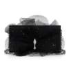 Bettina – Clutch – Krep Saten – Siyah