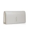 Bettina – Clutch – İnci Parlak Nappa Deri – Beyaz Bettina – Clutch – İnci Parlak Nappa Deri – Beyaz