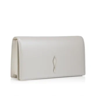 Bettina – Clutch – İnci Parlak Nappa Deri – Beyaz