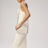 Bettina – Clutch – Süet, Strass ve İnciler – Gümüş Bettina – Clutch – Süet, Strass ve İnciler – Gümüş