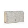Bettina – Clutch – Süet, Strass ve İnciler – Gümüş Bettina – Clutch – Süet, Strass ve İnciler – Gümüş