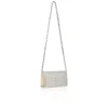 Bettina – Clutch – Süet, Strass ve İnciler – Gümüş Bettina – Clutch – Süet, Strass ve İnciler – Gümüş