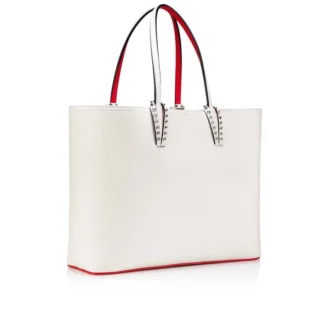 Cabata Large – Tote Çanta – Dana Derisi ve Çiviler – Bianco