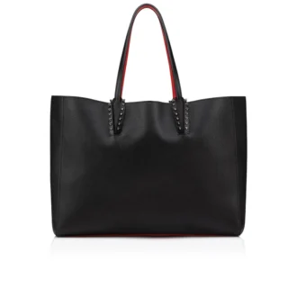 Cabata Large – Tote Çanta – Dana Derisi ve Çiviler – Siyah