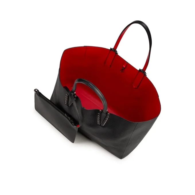 Cabata Large – Tote Çanta – Dana Derisi ve Çiviler – Siyah Cabata Large – Tote Çanta – Dana Derisi ve Çiviler – Siyah