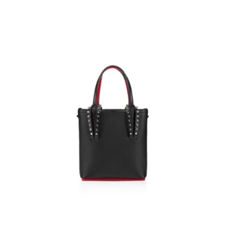 Cabata Mini – Tote Çanta – Dana Derisi ve Çiviler – Siyah Cabata Mini – Tote Çanta – Dana Derisi ve Çiviler – Siyah