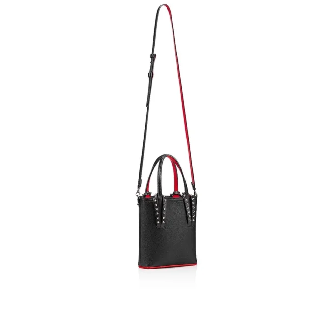 Cabata Mini – Tote Çanta – Dana Derisi ve Çiviler – Siyah