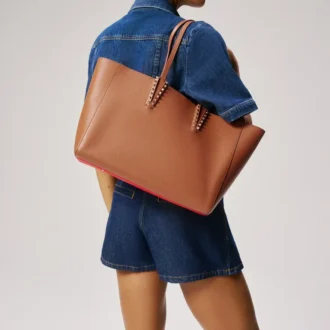 Cabata Small – Tote Çanta – Damarlı Dana Derisi – Cuoio
