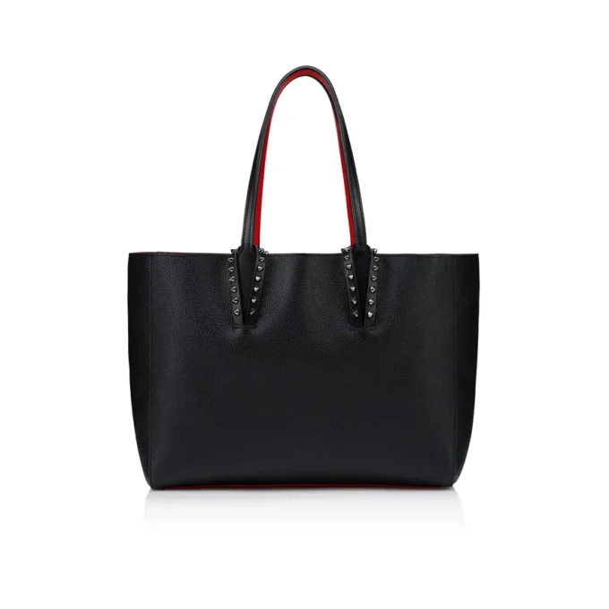 Cabata Small – Tote Çanta – Dana Derisi ve Çiviler – Siyah