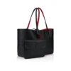 Cabata Small – Tote Çanta – Dana Derisi ve Çiviler – Siyah