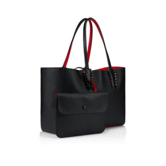 Cabata Small – Tote Çanta – Dana Derisi ve Çiviler – Siyah