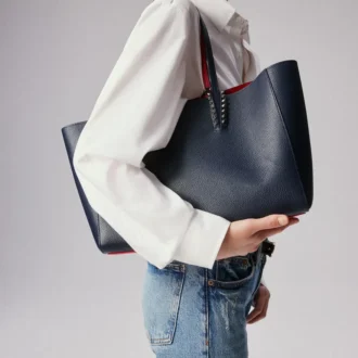Cabata Small – Tote Çanta – Dana Derisi ve Çiviler – Zaffiro