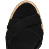 Calakala – 85 mm Espadril – Süet ve Dana Derisi – Siyah – Kadın Calakala – 85 mm Espadril – Süet ve Dana Derisi – Siyah – Kadın
