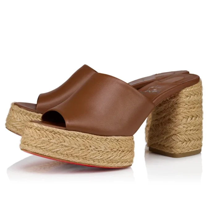 Calakala Mule – 85 mm Mule – Kuzu Nappa Deri – Cuoio – Kadın