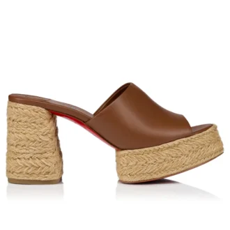 Calakala Mule – 85 mm Mule – Kuzu Nappa Deri – Cuoio – Kadın Calakala Mule – 85 mm Mule – Kuzu Nappa Deri – Cuoio – Kadın