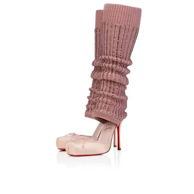 Cassia Annmac – 100 mm Topuklu Ayakkabı – Krep Saten ve File – Poupee – Kadın