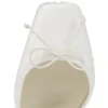 Cassia Bağcıklı – 100 mm Bantlı Topuklu Ayakkabı – Krep Saten – Fildişi – Kadın Cassia Bağcıklı – 100 mm Bantlı Topuklu Ayakkabı – Krep Saten – Fildişi – Kadın