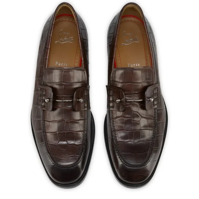 Chambelimoc – Loafer – Timsah Desenli Patine Edilmiş Dana Derisi – Cosme – Erkek
