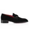 Chambelimoc Night Strass – Loafer – Kadife – Siyah – Erkek