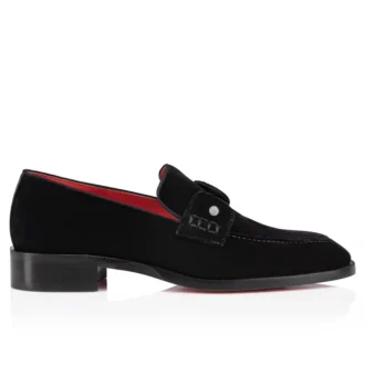 Chambelimoc Night Strass – Loafer – Kadife – Siyah – Erkek