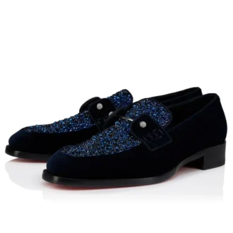 Chambelimoc Perla Night Strass – Loafer – Kadife ve Strass – Last Night – Erkek
