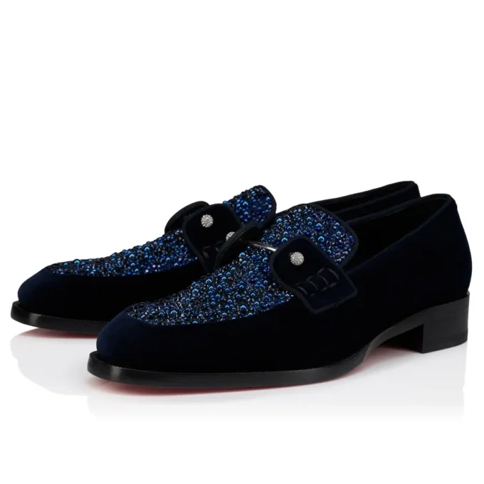 Chambelimoc Perla Night Strass – Loafer – Kadife ve Strass – Last Night – Erkek