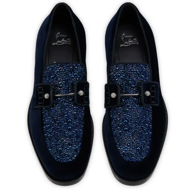 Chambelimoc Perla Night Strass – Loafer – Kadife ve Strass – Last Night – Erkek