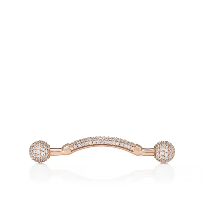 Chambelink Strass – Ayakkabı Takıları – Metal ve Strass – Gül Altın