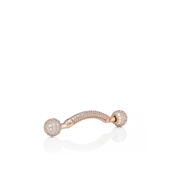 Chambelink Strass – Ayakkabı Takıları – Metal ve Strass – Gül Altın