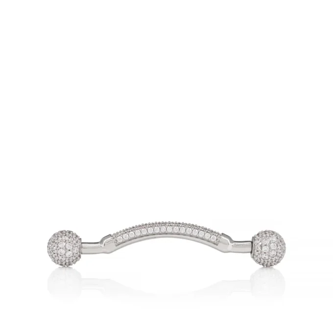 Chambelink Strass – Ayakkabı Takıları – Metal ve Strass – Gümüş
