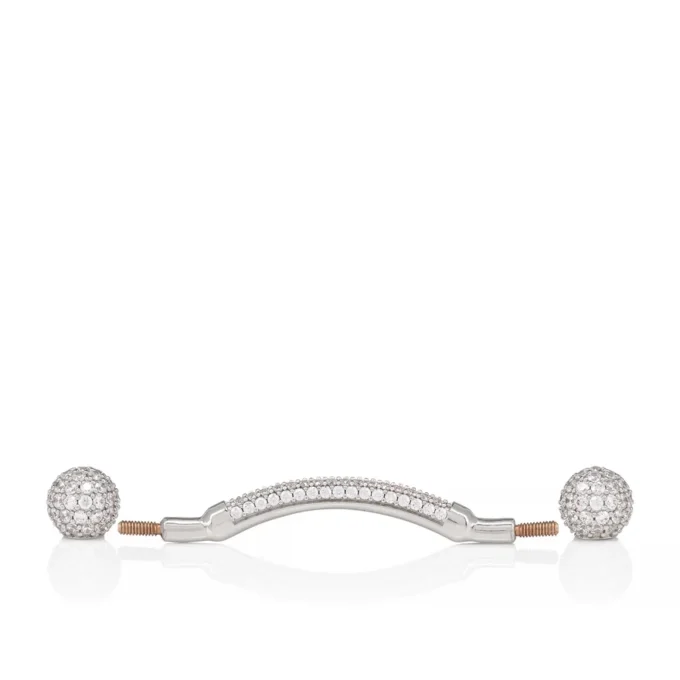 Chambelink Strass – Ayakkabı Takıları – Metal ve Strass – Gümüş