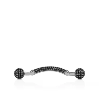 Chambelink Strass – Ayakkabı Takıları – Metal ve Strass – Siyah Gun
