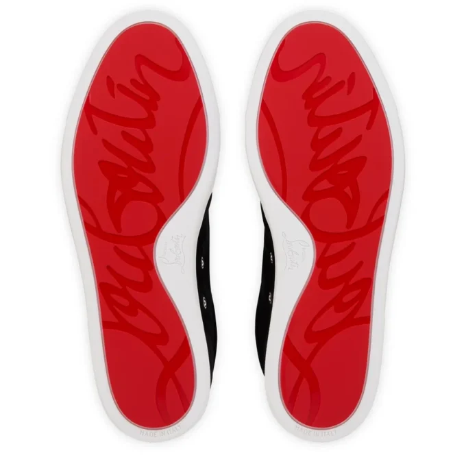 Chambelisneak Pin Strass – Spor Ayakkabılar – Kadife – Siyah – Erkek