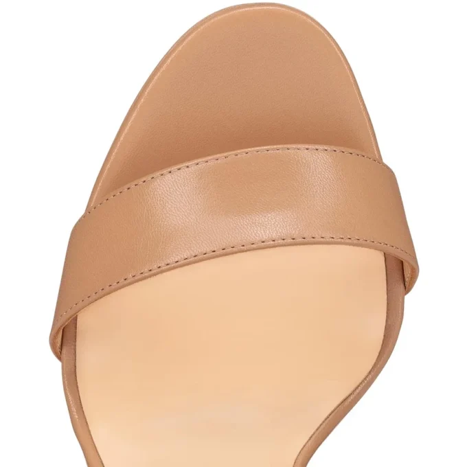 Choca Lux – 120 mm Sandalet – Keçi Derisi – Pembe – Kadın