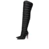 Circus Max Perla Botta Alta – 100 Mm Uyluk Çizmesi – Süet Deri, File ve Strass – Siyah – Kadın Christian Louboutin Amerika Birleşik Devletleri Circus Max Perla Botta Alta – 100 Mm Uyluk Çizmesi – Süet Deri, File ve Strass – Siyah – Kadın Christian Louboutin Amerika Birleşik Devletleri