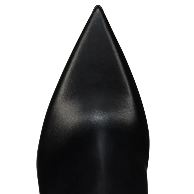 Condodo – 100 mm Düşük Botlar – Dana Derisi – Siyah – Kadın