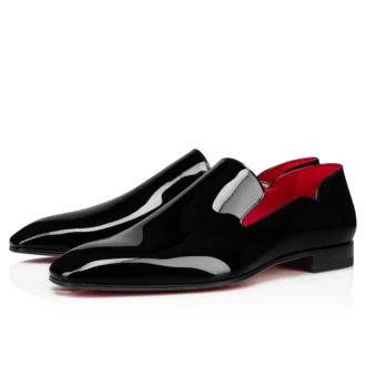 Dandy Chick – Loafer – Siyah Parlak Dana Derisi – Erkek