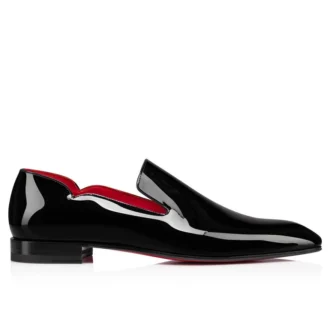 Dandy Chick – Loafer – Siyah Parlak Dana Derisi – Erkek