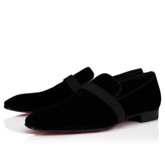 Dandydeco – Loafer – Kadife – Siyah – Erkek